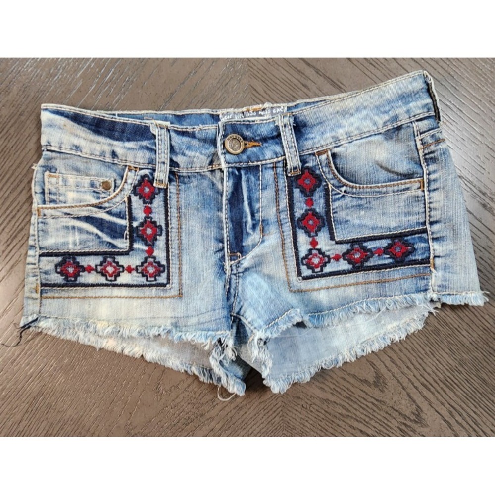 Hot Kiss Cici Jean Shorts Women's Size 5 Light Blue Denim